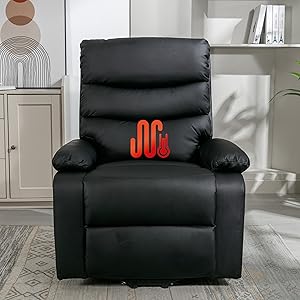 Relaxation armchair with self-help massage function and thermotherapy and electric recline